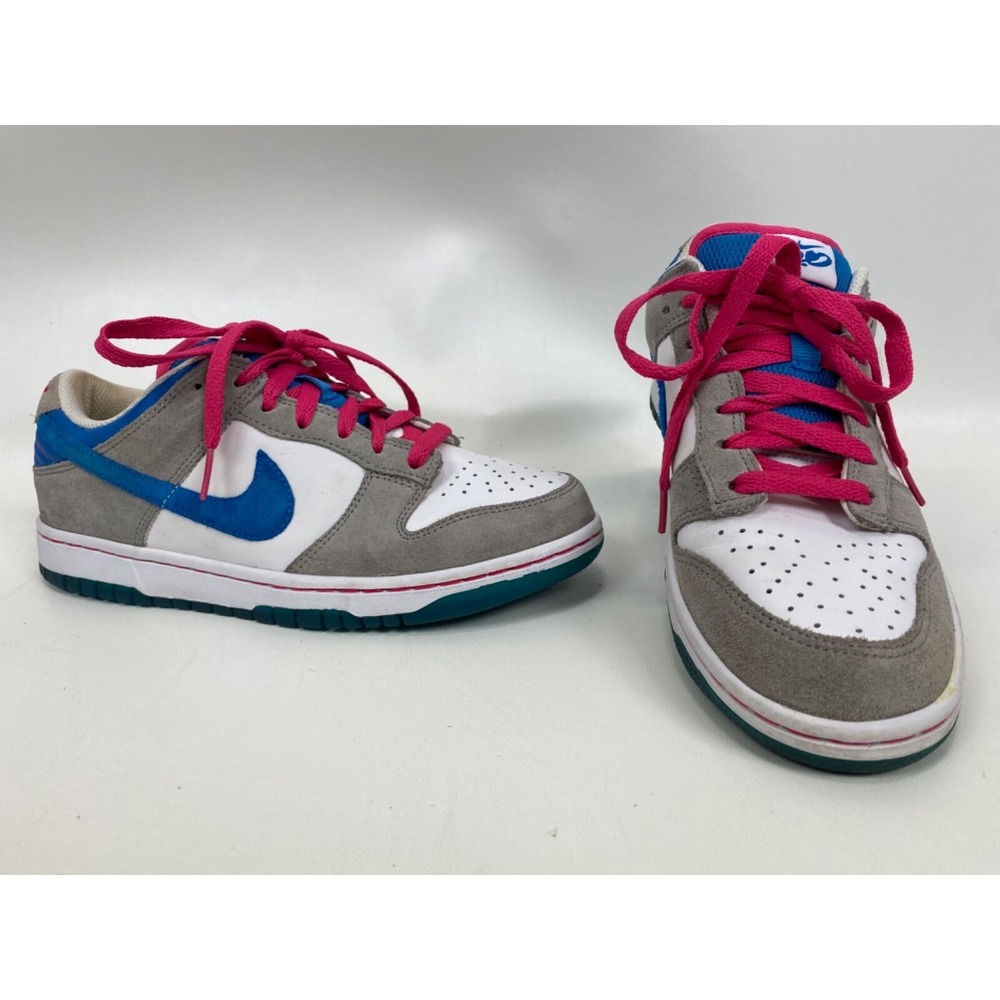 Nike SB 6.0 Dunk Low‎ Women's Size 7.5 Shoes 2009 Blue grey pink